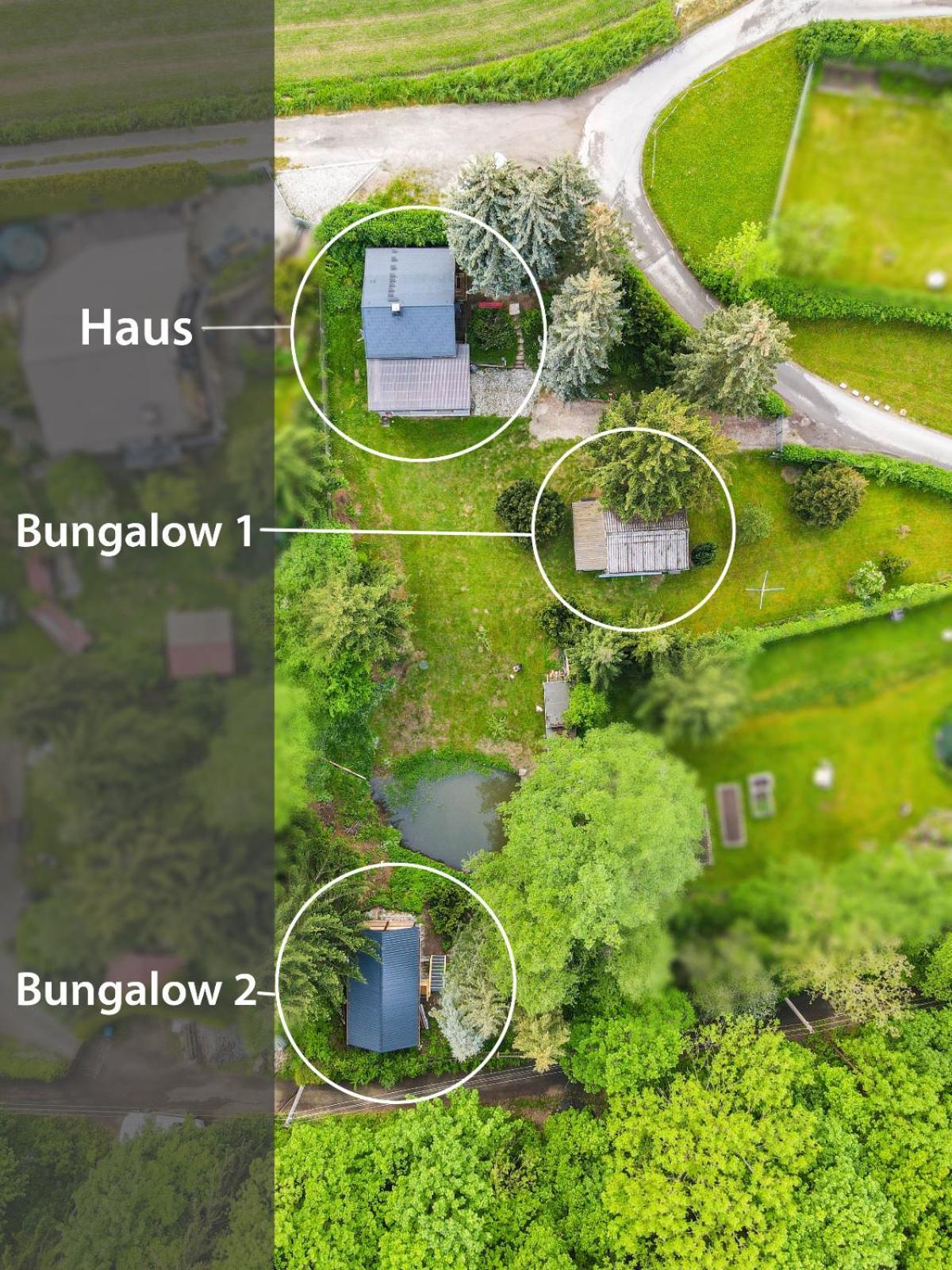 Garnsdorf Waldfrieden Bungalow מראה חיצוני תמונה